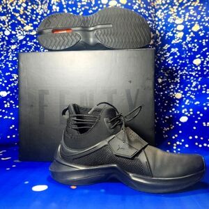 Puma Black Fenty Sneakers with Modern Design and Textured Sole Rhianna